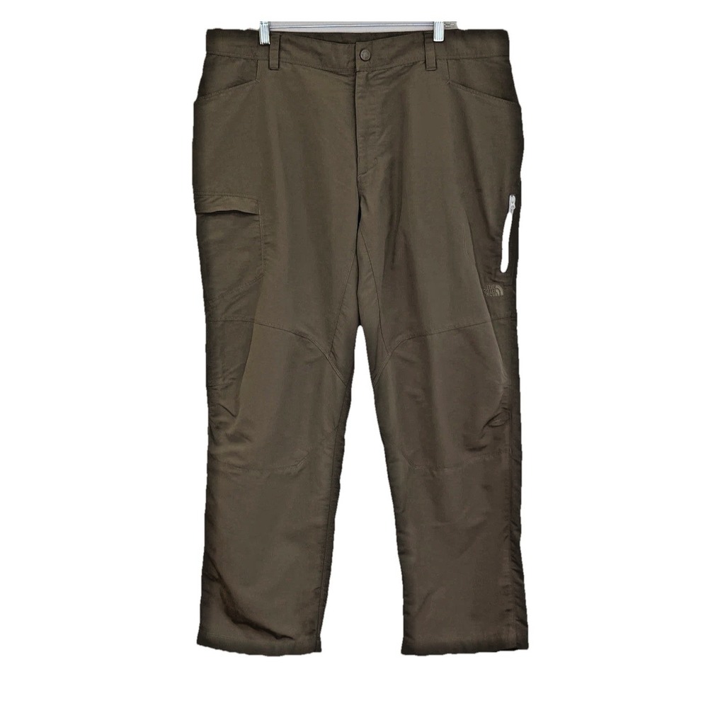 The North Face Paramount Traverse Pants Mens Size 40 Short Brown Cargo Pockets